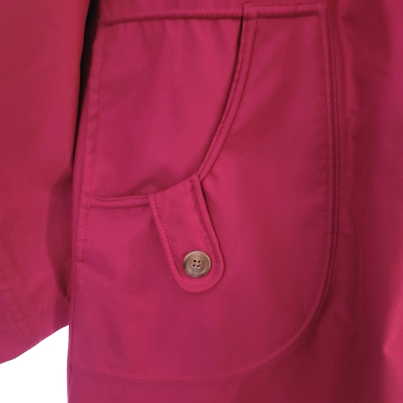 Lands End Hot pink midweight jacket 💕 - Picture 4 of 5